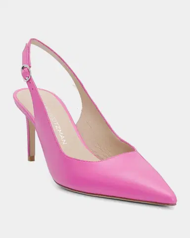 Stuart Weitzman 75mm Stuart Power Leather Slingback Pumps | Thumbnail 5 Stuart Weitzman 75mm Stuart Power Leather Slingback Pumps | Thumbnail 5