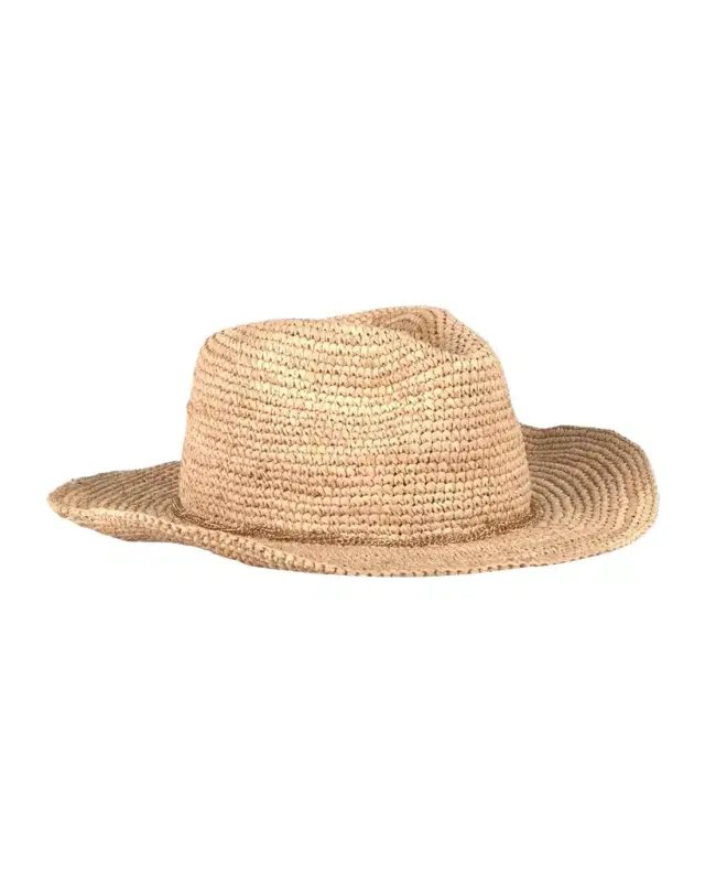 Eugenia Kim Winona Crochet Raffia Packable Cowboy Hat