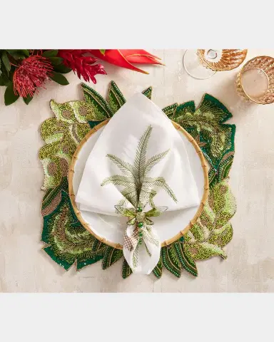 Kim Seybert Calypso Beaded Placemat | Thumbnail 4 Kim Seybert Calypso Beaded Placemat | Thumbnail 4