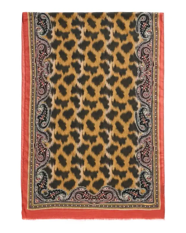 Orfeo Animal-Print Scarf