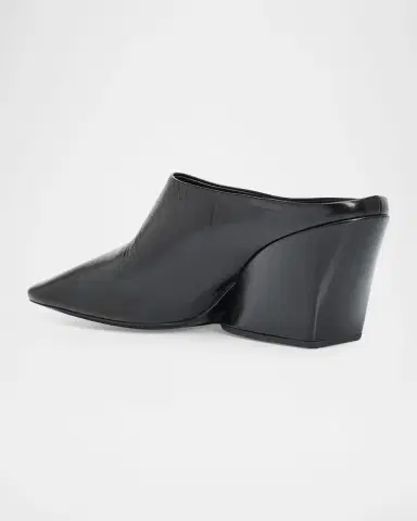 Proenza Schouler Slant Leather Mules | Thumbnail 2 Proenza Schouler Slant Leather Mules | Thumbnail 2