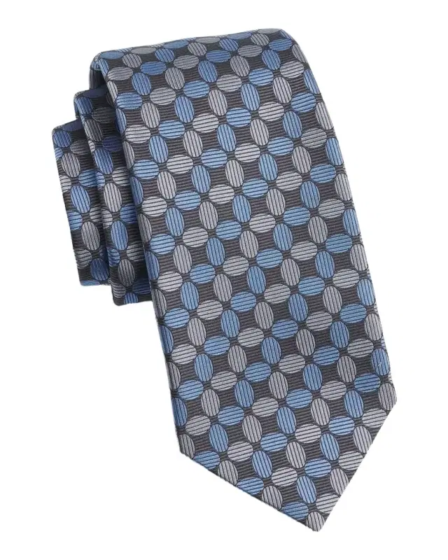 Men 's Geometric Silk Tie