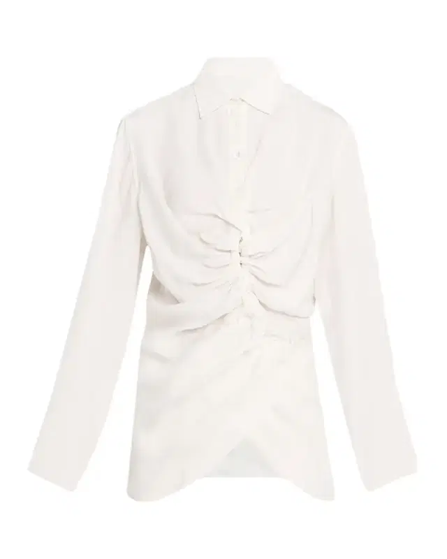 MM6 Maison Margiela Long-Sleeve Drawstring Shirt