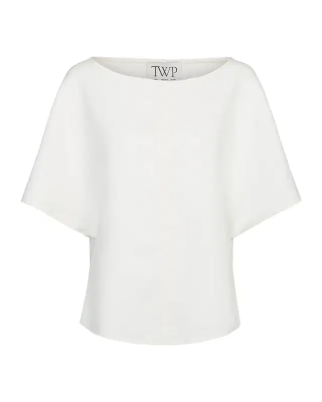 Simple T in Denim Shirting