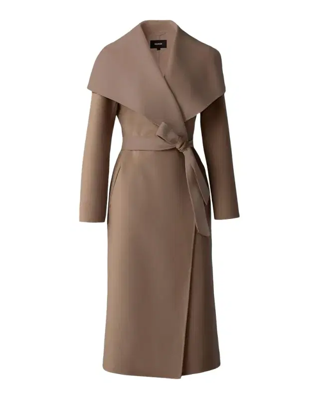 Mackage Mai Wool Belted Wrap Coat