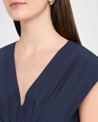 Rosie Assoulin In Full Bloom Pleated Taffeta Midi Dress | Thumbnail 5