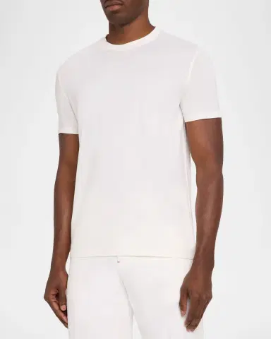 Isaia Men's Silk-Cotton T-Shirt | Thumbnail 4
