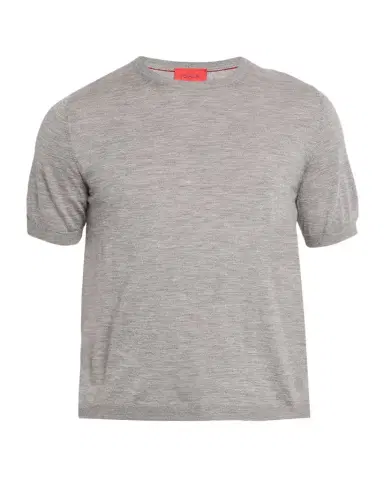 Isaia Men's Cashmere-Silk Short-Sleeve Shirt | Thumbnail 1 Isaia Men's Cashmere-Silk Short-Sleeve Shirt | Thumbnail 1