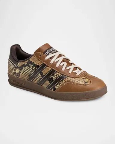 adidas x Wales Bonner Men 's Gazelle Snake-Effect Leather Sneakers | Thumbnail 2 adidas x Wales Bonner Men 's Gazelle Snake-Effect Leather Sneakers | Thumbnail 2