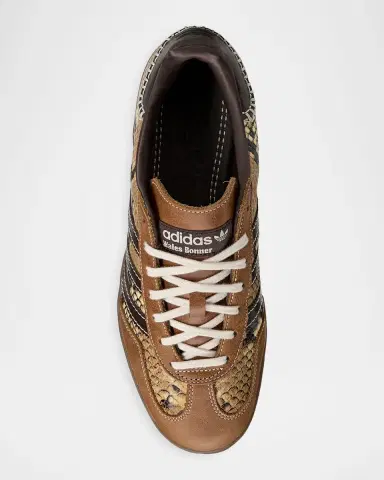 adidas x Wales Bonner Men 's Gazelle Snake-Effect Leather Sneakers | Thumbnail 6 adidas x Wales Bonner Men 's Gazelle Snake-Effect Leather Sneakers | Thumbnail 6