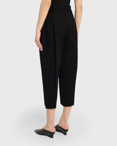 Issey Miyake Campagne Tapered Stretch Cotton Trousers | Thumbnail 3