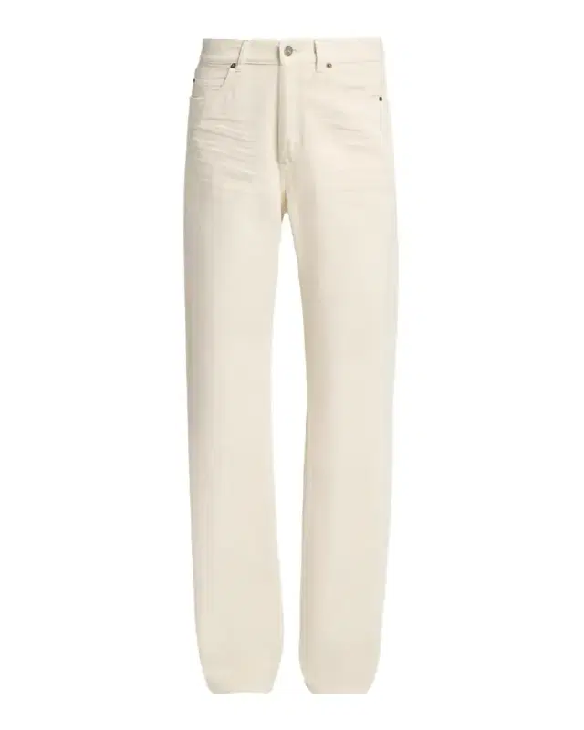 V-Waist Baggy Straight-Leg Jeans