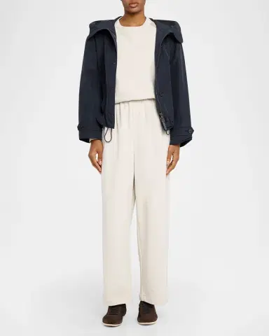Brunello Cucinelli Straight-Leg Pull-On Sport Pants | Thumbnail 2