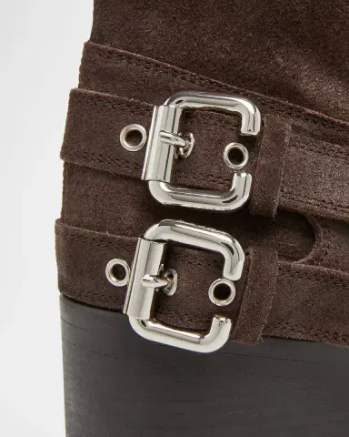 Chloé Dakota Suede Moto Ankle Boots | Thumbnail 5 Chloé Dakota Suede Moto Ankle Boots | Thumbnail 5