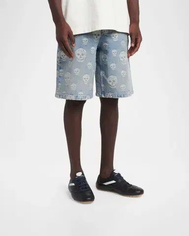 McQueen Men 's Boxe Nappa Leather Low-Top Sneakers | Thumbnail 2