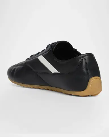 McQueen Men 's Boxe Nappa Leather Low-Top Sneakers | Thumbnail 4