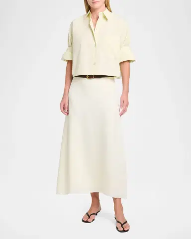 TWP The A-Line Linen Skirt | Thumbnail 2 TWP The A-Line Linen Skirt | Thumbnail 2