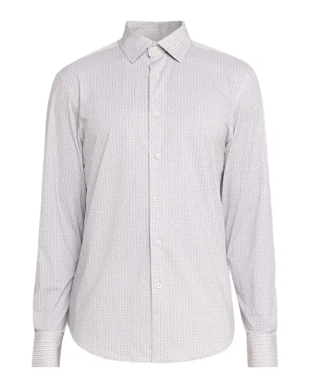 Men's James OoohCotton Geometric-Print Sport Shirt