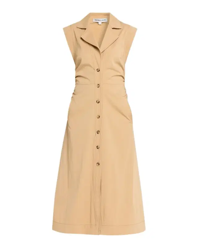 Orla Button-Front Midi Shirtdress