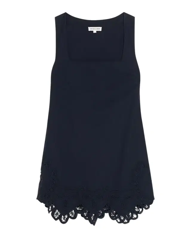 Shanice Lace Cotton Mini Dress Shanice Lace Cotton Mini Dress