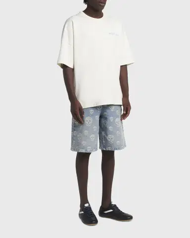 Alexander McQueen Men's Boxe Nappa Leather Low-Top Sneakers | Thumbnail 3 Alexander McQueen Men's Boxe Nappa Leather Low-Top Sneakers | Thumbnail 3