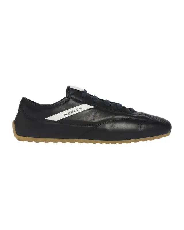 McQueen Men 's Boxe Nappa Leather Low-Top Sneakers