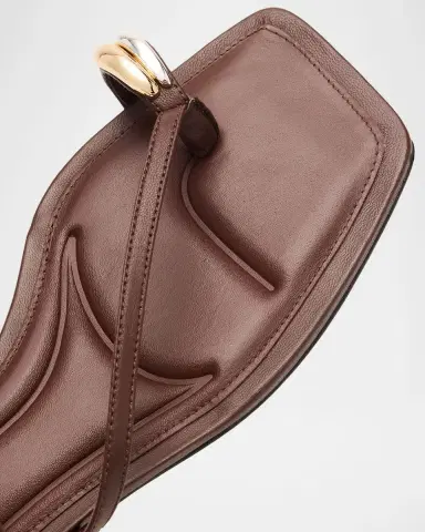 Vince Polli Leather Toe-Ring Flat Sandals | Thumbnail 5