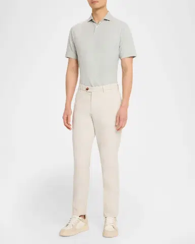 Peter Millar Men's Crown Crafted Albatross Cotton-Blend Pique Polo Shirt | Thumbnail 2