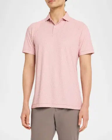 Peter Millar Men's Crown Crafted Casablanca Performance Jersey Polo Shirt | Thumbnail 4