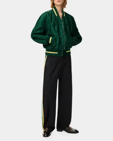 Loewe Satin Oversized Bomber Jacket | Thumbnail 2 Loewe Satin Oversized Bomber Jacket | Thumbnail 2