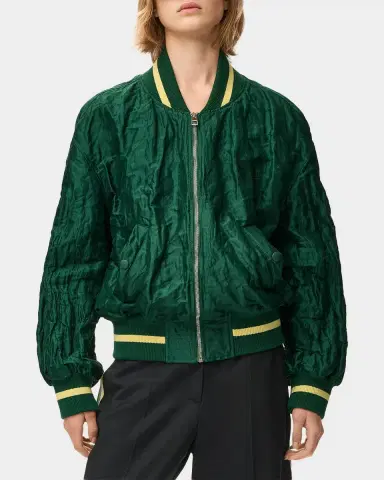 Loewe Satin Oversized Bomber Jacket | Thumbnail 4 Loewe Satin Oversized Bomber Jacket | Thumbnail 4