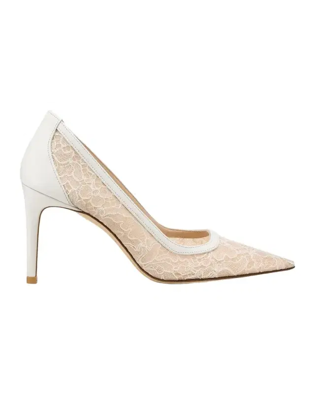 Stuart Weitzman 5mm Stuart Power Lace Pumps