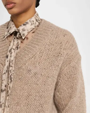 Brunello Cucinelli Wool V-Neck Sweater | Thumbnail 5 Brunello Cucinelli Wool V-Neck Sweater | Thumbnail 5