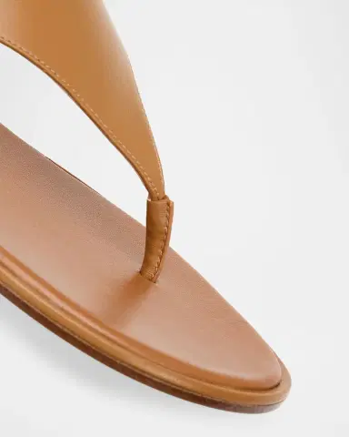 Stuart Weitzman Marley Nappa Leather Flat Thong Sandals | Thumbnail 5 Stuart Weitzman Marley Nappa Leather Flat Thong Sandals | Thumbnail 5