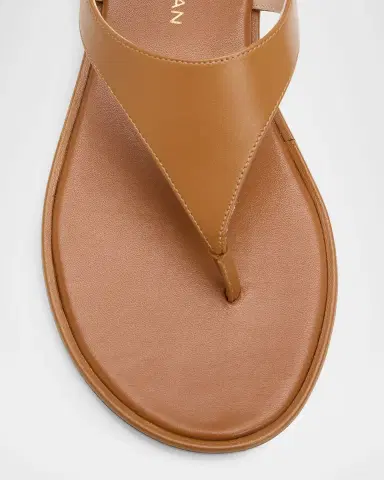 Stuart Weitzman Marley Nappa Leather Flat Thong Sandals | Thumbnail 6 Stuart Weitzman Marley Nappa Leather Flat Thong Sandals | Thumbnail 6