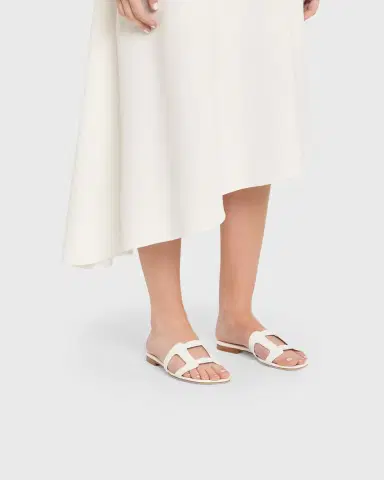 Manolo Blahnik Grellanu Leather Flat Slide Sandals | Thumbnail 2 Manolo Blahnik Grellanu Leather Flat Slide Sandals | Thumbnail 2