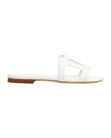 Manolo Blahnik Grellanu Leather Flat Slide Sandals | Thumbnail 1 Manolo Blahnik Grellanu Leather Flat Slide Sandals | Thumbnail 1