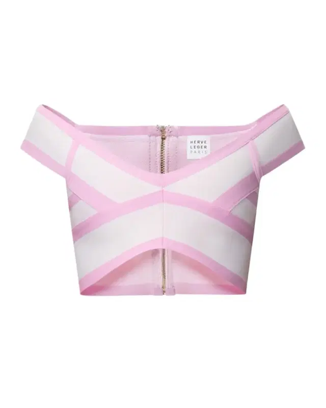 Herve Leger The Spotlight Crop Top