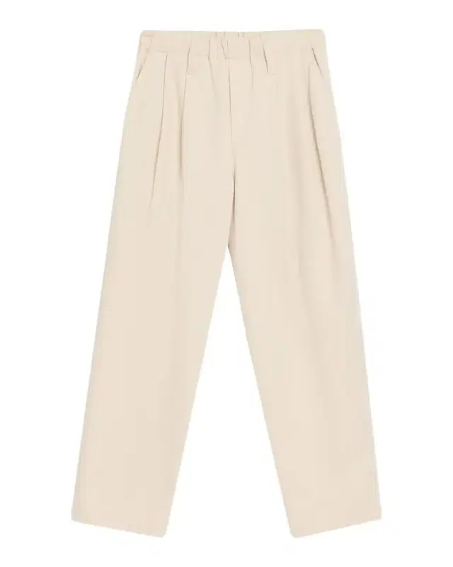 Brunello Cucinelli Pleated Twill Wide-Leg Pull-On Pants
