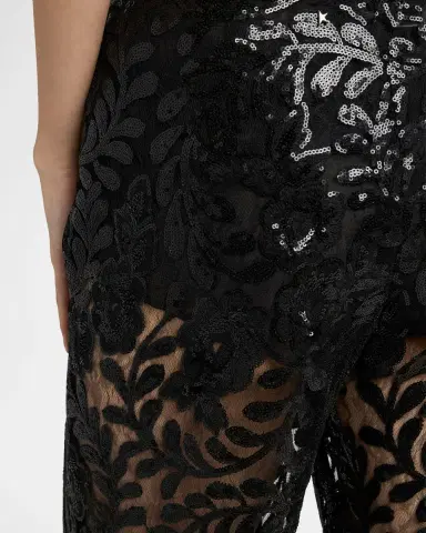 Golden Goose Journey Sequined Floral-Embroidered Tulle Pants | Thumbnail 5