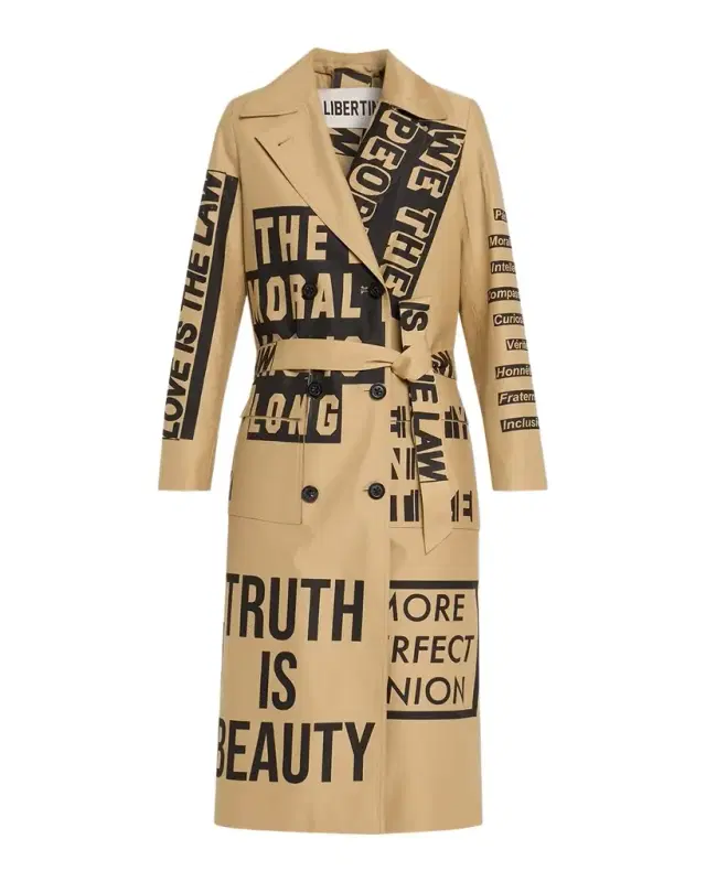 Libertine Democracy Lean Trench Coat