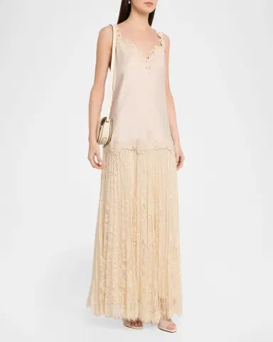 Kobi Halperin Grazia Sleeveless Mixed Media Maxi Dress | Thumbnail 4 Kobi Halperin Grazia Sleeveless Mixed Media Maxi Dress | Thumbnail 4