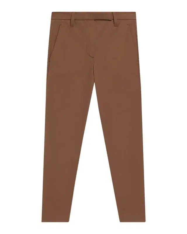 Brunello Cucinelli Cotton Twill Slim-Leg Ankle Pants