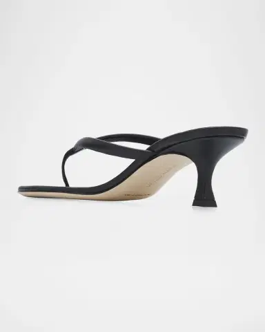 Manolo Blahnik 50mm Paterno Leather Thong Sandals | Thumbnail 2 Manolo Blahnik 50mm Paterno Leather Thong Sandals | Thumbnail 2