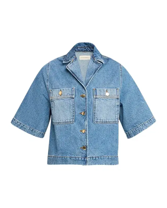 Enna Wash Cotton Denim Shirt