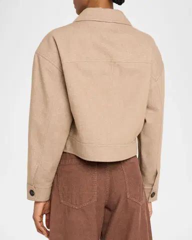Brunello Cucinelli Shimmering Denim Jacket | Thumbnail 3 Brunello Cucinelli Shimmering Denim Jacket | Thumbnail 3