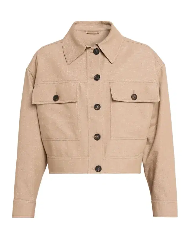Brunello Cucinelli Shimmering Denim Jacket