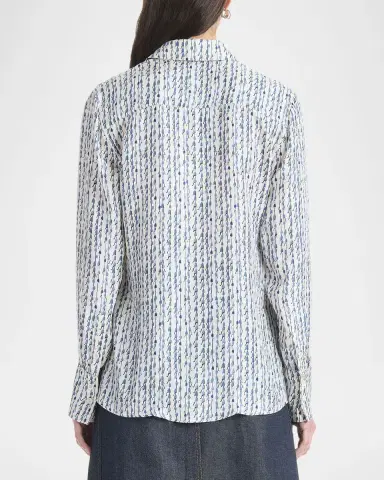 Altuzarra Chika Silk Button-Front Top | Thumbnail 2 Altuzarra Chika Silk Button-Front Top | Thumbnail 2