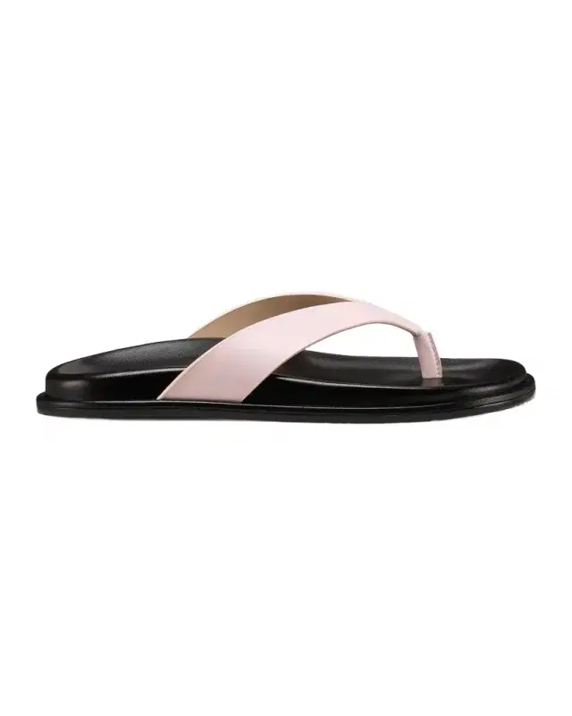 Stuart Weitzman Mary Kate Leather Thong Sandals