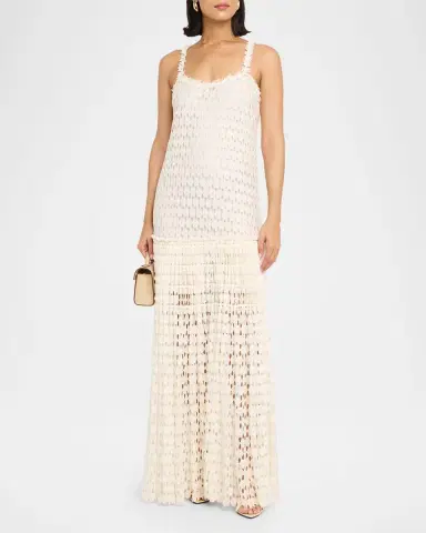 Ulla Johnson Sigrid Lace Sleeveless Gown | Thumbnail 2 Ulla Johnson Sigrid Lace Sleeveless Gown | Thumbnail 2